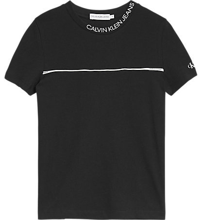 LOGO PIPING FITTED T S/S T-Shirts