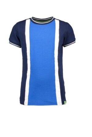 Boys short sleeve with big vertical contrast parts